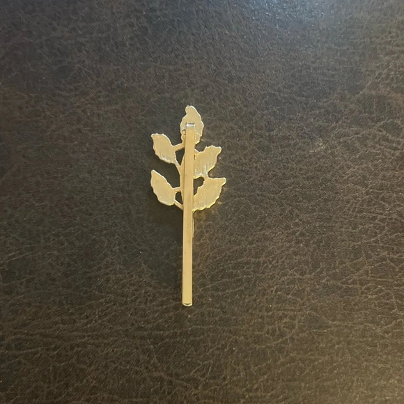 New! Gold Leaf Barette - Picture 5 of 5